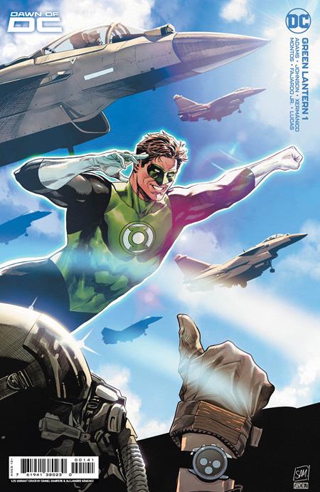 GREEN LANTERN #1 CVR E INC 1:25 DANIEL SAMPERE CARD STOCK VARIANT