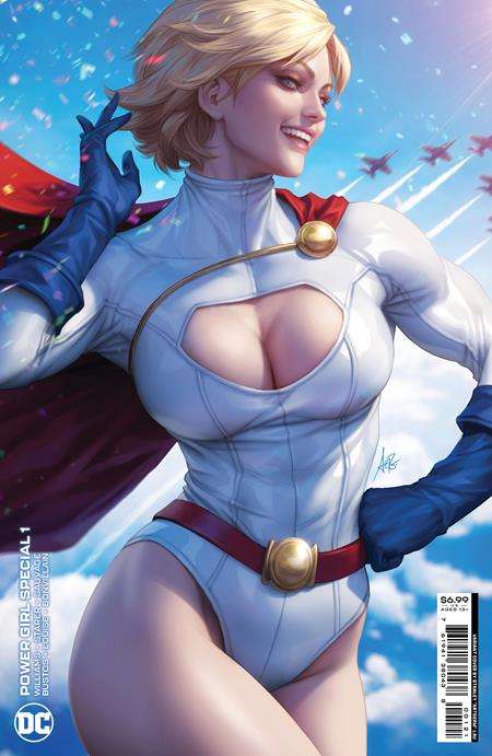 POWER GIRL SPECIAL #1 (ONE SHOT) CVR B STANLEY ARTGERM LAU CARD STOCK VARIANT