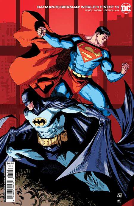 BATMAN SUPERMAN WORLDS FINEST #15 CVR B DANIEL SAMPERE & BRUNO REDONDO CARD STOCK VARIANT