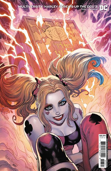 MULTIVERSITY HARLEY SCREWS UP THE DCU #3 (OF 6) CVR B TYLER KIRKHAM CARD STOCK VARIANT