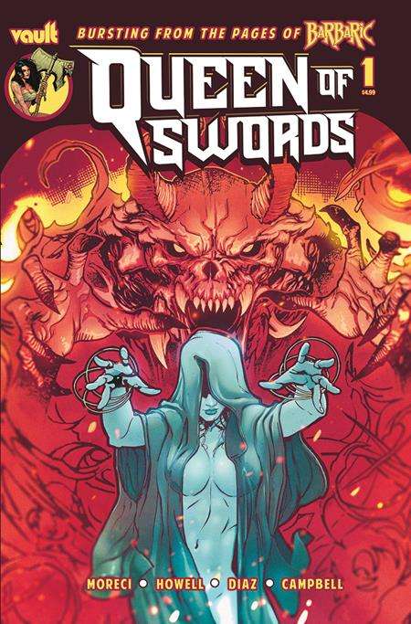 QUEEN OF SWORDS A BARBARIC STORY #1 CVR B NATHAN GOODEN VARIANT (MR)
