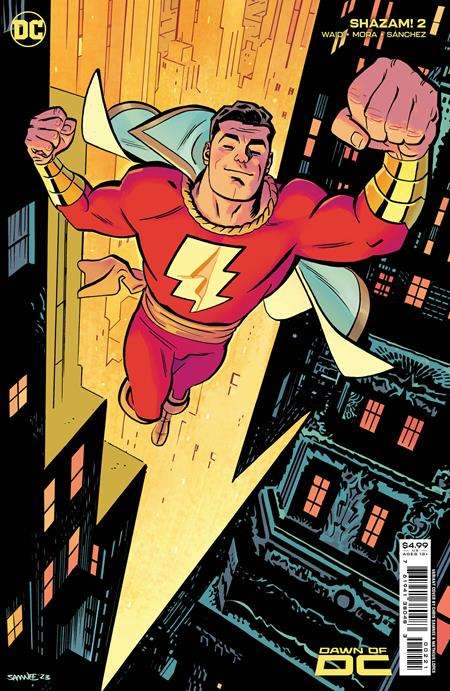 SHAZAM #2 CVR B CHRIS SAMNEE CARD STOCK VARIANT