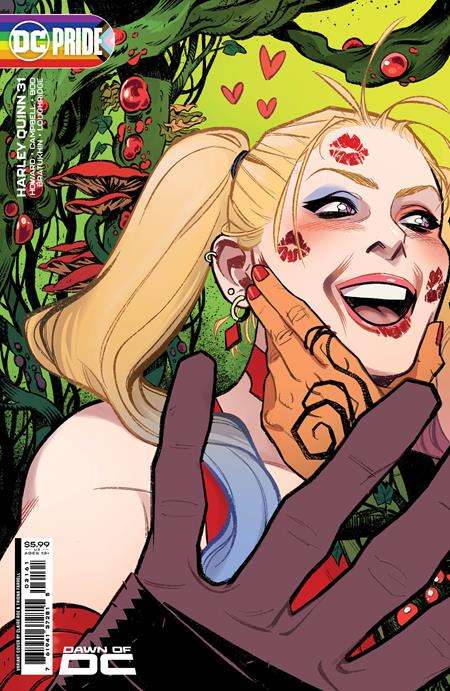 HARLEY QUINN #31 CVR C CLAIRE ROE DC PRIDE CONNECTING HARLEY QUINN CARD STOCK VARIANT (2 OF 2)