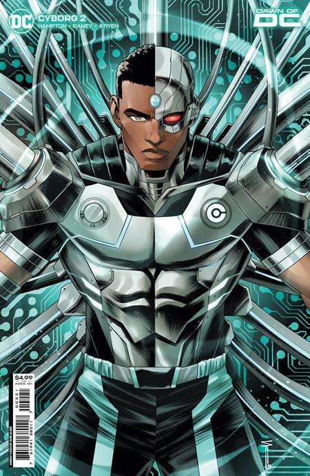 CYBORG #2 (OF 6) CVR B SERG ACUNA CARD STOCK VARIANT