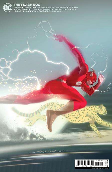 FLASH #800 CVR C JEFF DEKAL CARD STOCK VARIANT