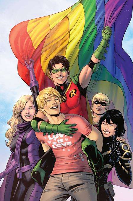 TIM DRAKE ROBIN #10 CVR C TRAVIS MOORE DC PRIDE CARD STOCK VARIANT