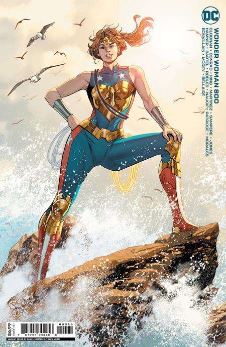 WONDER WOMAN #800 CVR K DANIEL SAMPERE TRINITY CARD STOCK VARIANT