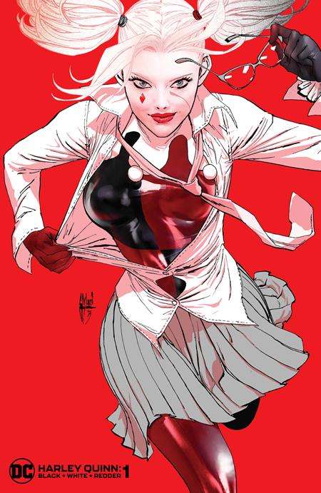 HARLEY QUINN BLACK WHITE REDDER #1 (OF 6) CVR C GUILLEM MARCH VARIANT