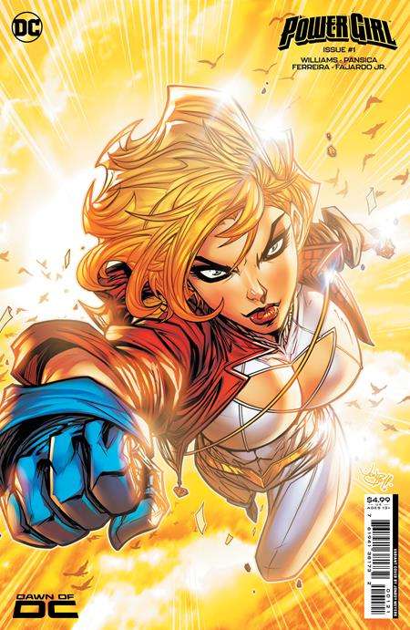 POWER GIRL #1 CVR B JONBOY MEYERS CARD STOCK VARIANT