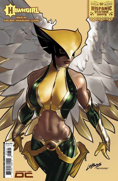 HAWKGIRL #3 (OF 6) CVR C PABLO VILLALOBOS HISPANIC HERITAGE MONTH CARD STOCK VARIANT