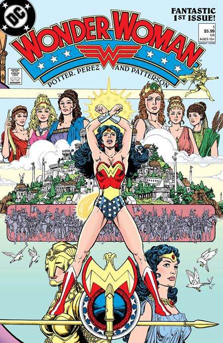 WONDER WOMAN (1987) #1 FACSIMILE EDITION (2023 EDITION) CVR C GEORGE PEREZ FOIL VARIANT