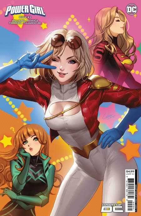 POWER GIRL #2 CVR C LESLEY LEIRIX LI CARD STOCK VARIANT