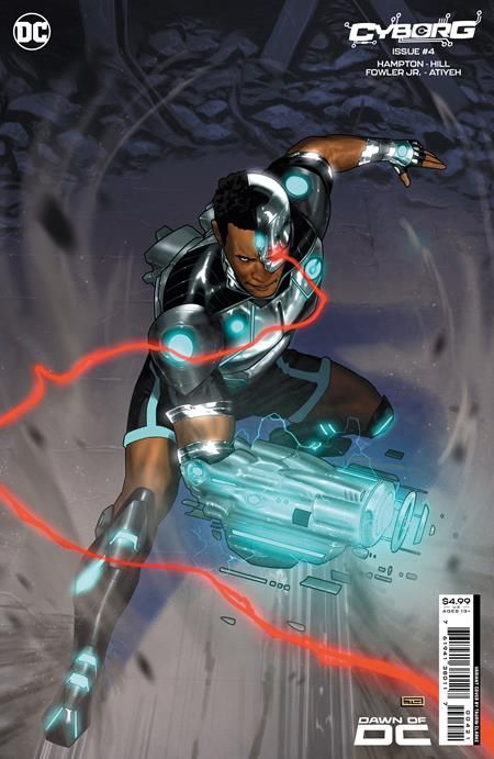 CYBORG #4 (OF 6) CVR B TAURIN CLARKE CARD STOCK VARIANT