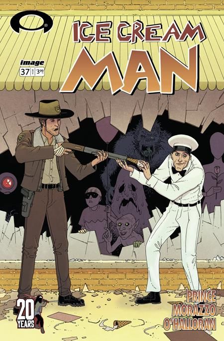 ICE CREAM MAN #37 CVR C MARTIN MORAZZO AND CHRIS Oâ€™HALLORAN TWD 20TH ANNV TEAM UP VARIANT (MR)