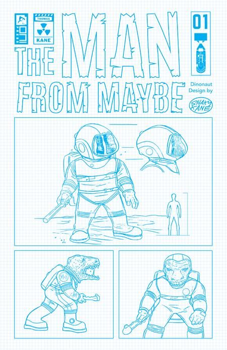 MAN FROM MAYBE #1 CVR D INC 1:10 SHAKY KANE DESIGN VARIANT