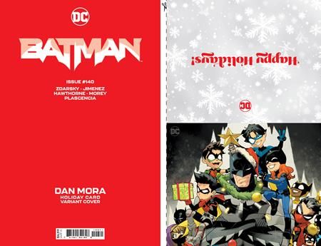 BATMAN #140 CVR D DAN MORA DC HOLIDAY CARD SPECIAL EDITION VARIANT