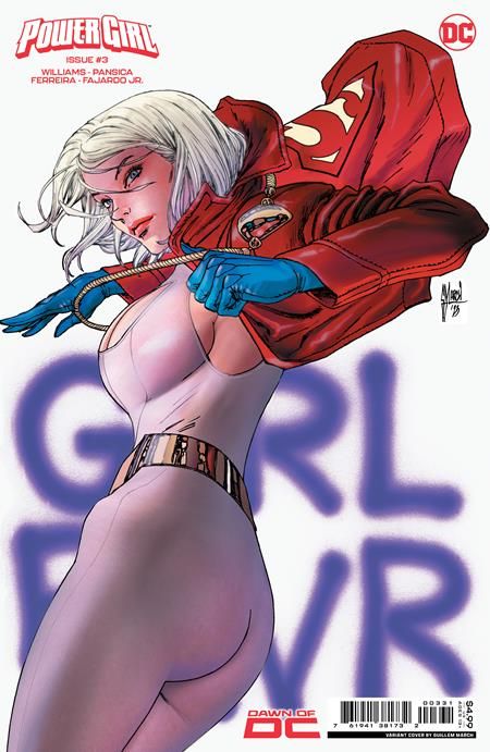 POWER GIRL #3 CVR C GUILLEM MARCH CARD STOCK VARIANT