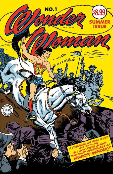 WONDER WOMAN #1 (1942) FACSIMILE EDITION CVR B HARRY G PETER FOIL VARIANT