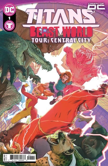 TITANS BEAST WORLD TOUR CENTRAL CITY #1 (ONE SHOT) CVR A MIKEL JANIN