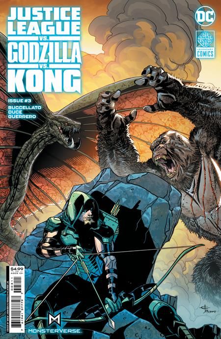 JUSTICE LEAGUE VS GODZILLA VS KONG #3 (OF 7) CVR A DREW JOHNSON