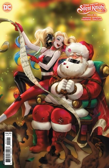 BATMAN SANTA CLAUS SILENT KNIGHT #2 (OF 4) CVR B LESLEY LEIRIX LI CARD STOCK VARIANT