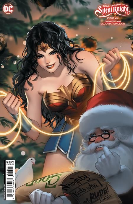 BATMAN SANTA CLAUS SILENT KNIGHT #4 (OF 4) CVR B LESLEY LEIRIX LI CARD STOCK VARIANT