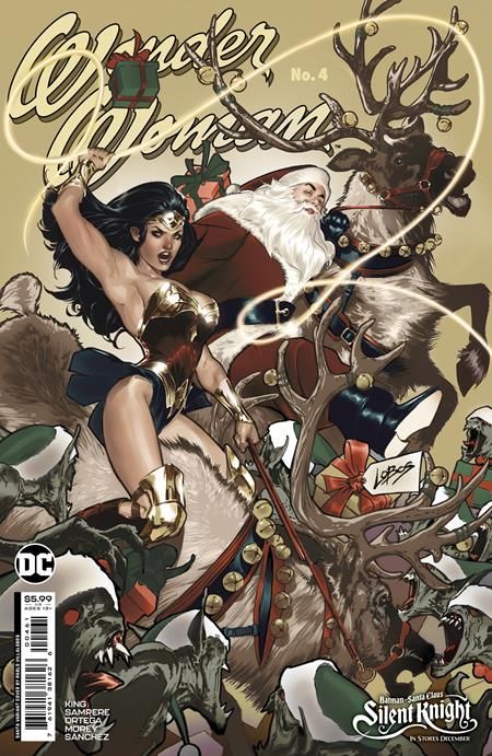 WONDER WOMAN #4 CVR D PABLO VILLALOBOS SANTA CARD STOCK VARIANT