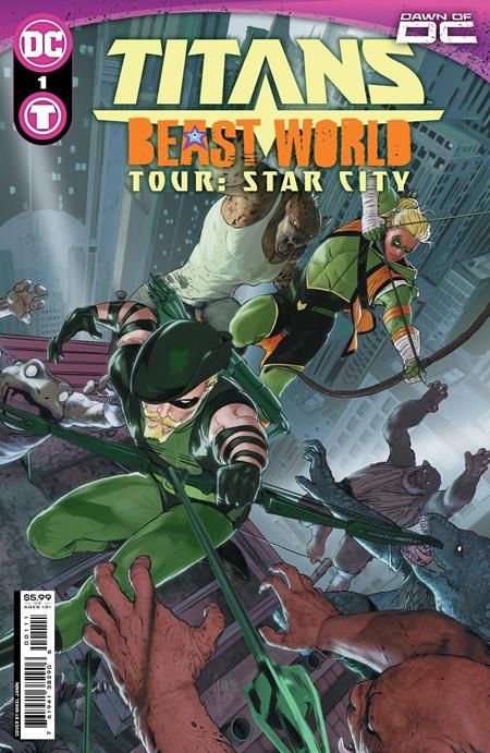 TITANS BEAST WORLD TOUR STAR CITY #1 (ONE SHOT) CVR A MIKEL JANIN