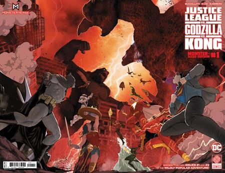 JUSTICE LEAGUE VS GODZILLA VS KONG MONSTER-SIZED EDITION