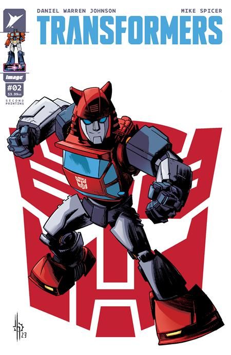 TRANSFORMERS #2 Second Printing Cvr C Jason Howard VARIANT