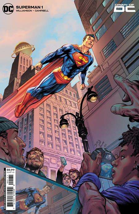 SUPERMAN #1 CVR G ED BENES & WAYNE FAUCHER CARD STOCK VARIANT