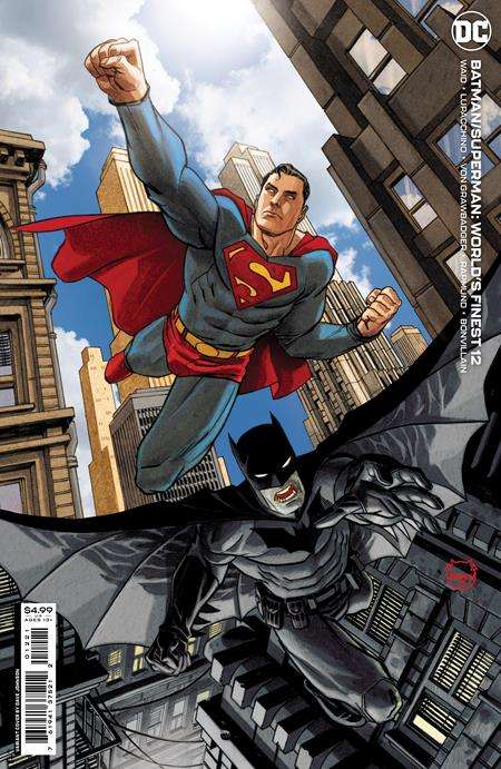 BATMAN SUPERMAN WORLDS FINEST #12 CVR B DAVE JOHNSON CARD STOCK VARIANT