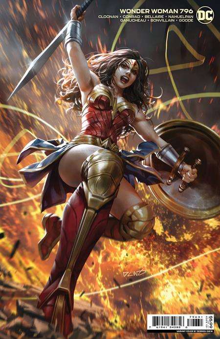 WONDER WOMAN #796 CVR B DERRICK CHEW CARD STOCK VARIANT