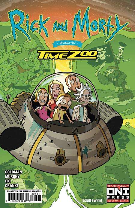 RICK AND MORTY PRESENTS TIME ZOO #1 CVR B DEREK FRIDOLFS VARIANT (MR)