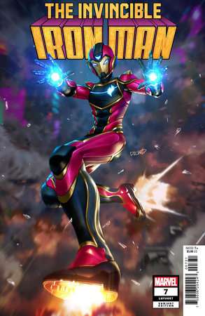 INVINCIBLE IRON MAN #7 DERRICK CHEW IRONHEART VARIANT