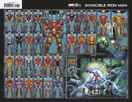 INVINCIBLE IRON MAN #10 BOB LAYTON WRAPAROUND VARIANT [FALL]