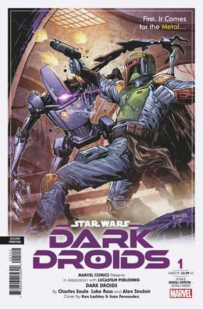 STAR WARS: DARK DROIDS #1 KEN LASHLEY 2ND PRINTING VARIANT [DD]