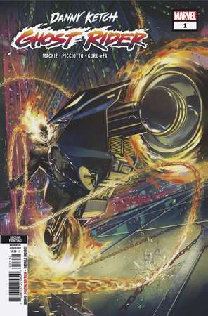 DANNY KETCH: GHOST RIDER #1 BEN HARVEY 2ND PRINTING VARIANT