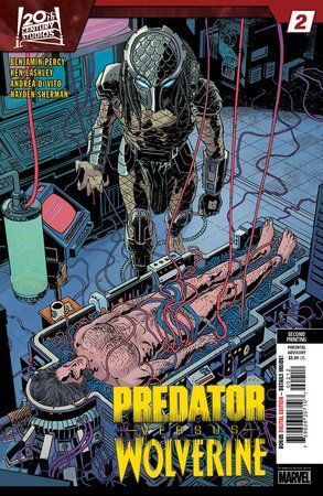 PREDATOR VS. WOLVERINE #2 HAYDEN SHERMAN #2ND PRINTING VARIANT