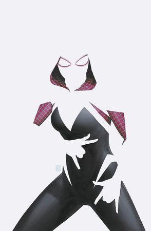 SPIDER-GWEN: SMASH #1 JOHN TYLER CHRISTOPHER NEGATIVE SPACE VIRGIN VARIANT