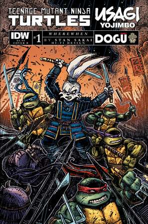 Teenage Mutant Ninja Turtles/Usagi Yojimbo: WhereWhen #1 Variant B (Eastman)