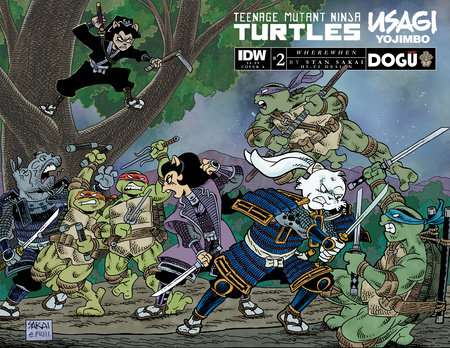 Teenage Mutant Ninja Turtles/Usagi Yojimbo: WhereWhen #2 Cover A (Sakai)