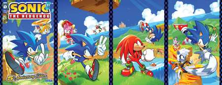 Sonic the Hedgehog:Ã‚Â #1 5th Anniversary Edition Variant A (Hesse)