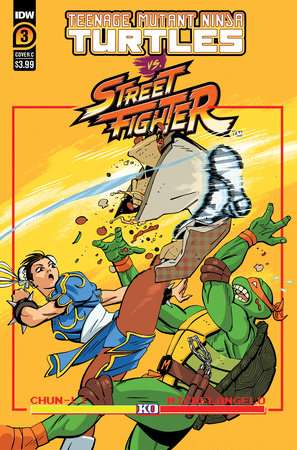 Teenage Mutant Ninja Turtles Vs. Street Fighter #3 Variant C (Reilly)