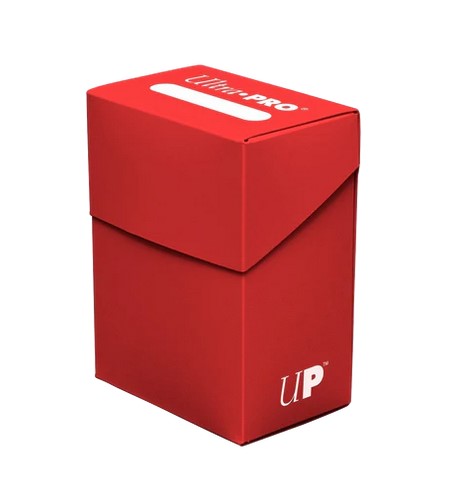 ULTRA PRO DECK BOX: SOLID RED