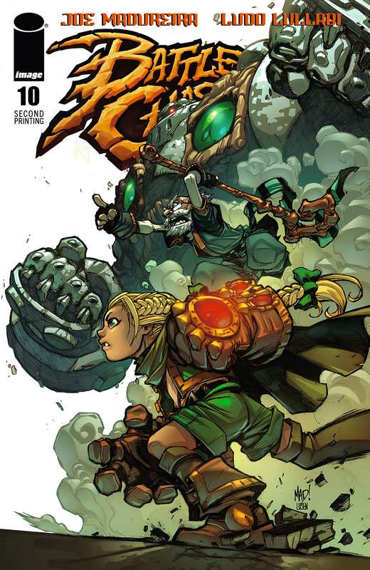 BATTLE CHASERS #10 2ND PTG (MR)