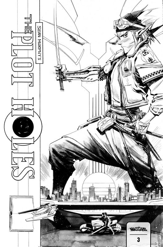 PLOT HOLES #3 (OF 5) CVR F MURPHY B&W FOC VARIANT (MR)