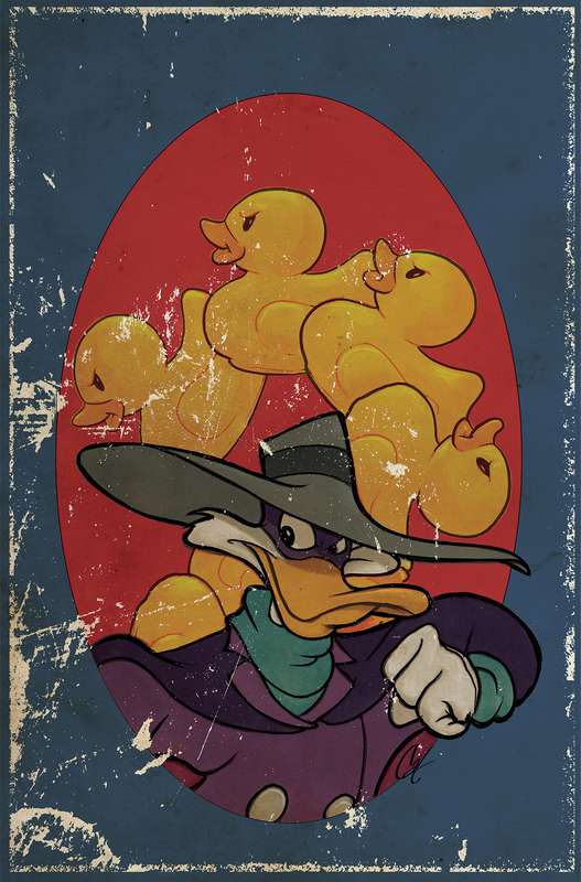 DARKWING DUCK #2 CVR ZC 1:10 FOC RATIO VARIANT STAGGS VIRGIN