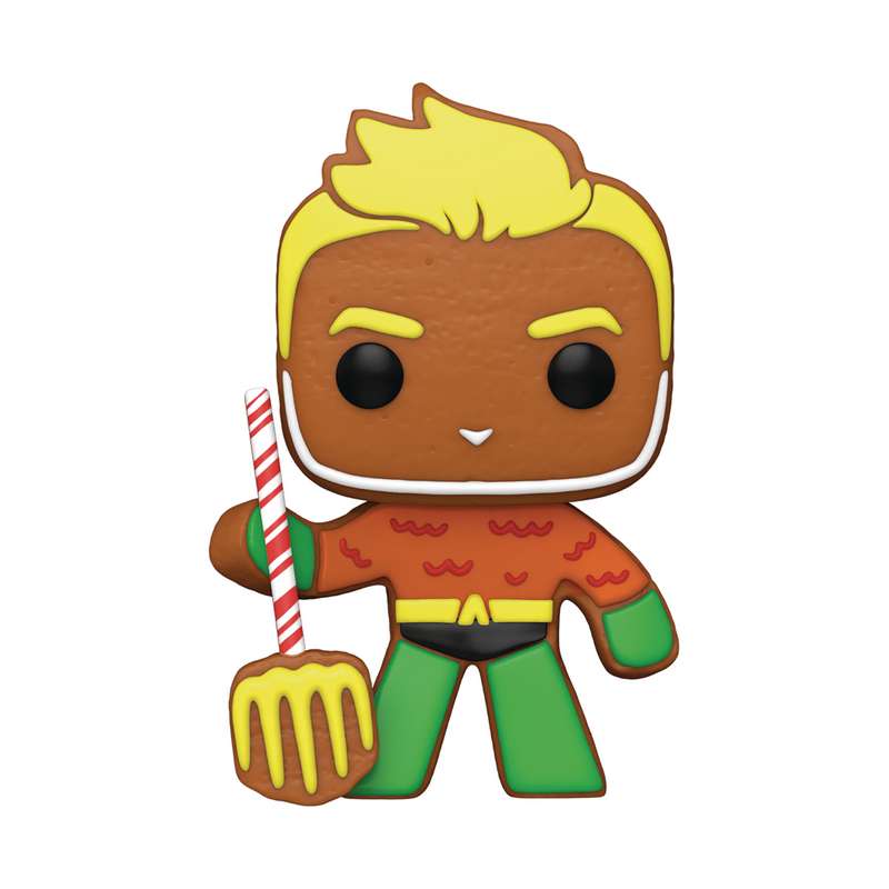 POP HEROES DC HOLIDAY AQUAMAN GB VINYL FIGURE