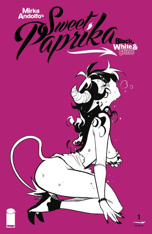 SWEET PAPRIKA BLACK WHITE & PINK (ONE SHOT) CVR G (MR)